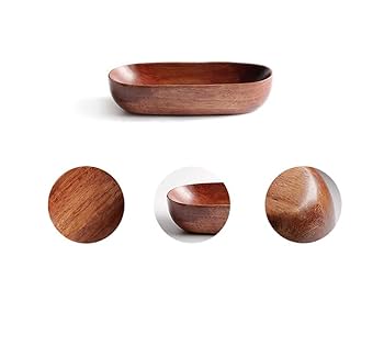 木製楕円形プレート ブラウン Amazon.co.jp: お寿司皿 木製 食器 プレート 皿 楕円 盛りつけ