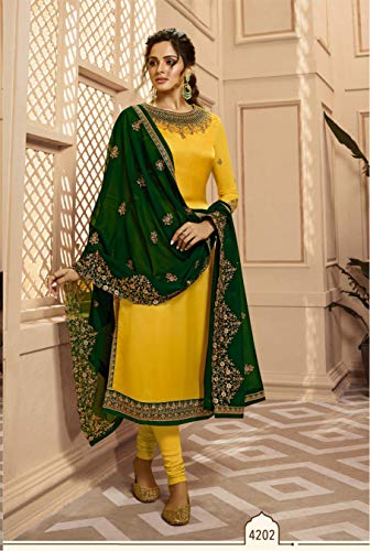 Image of Delisa Indian Pakistani traditional Ethnic Eid Party Plus Size salwar kameez suit ready to wear Dress For womens-2208