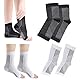 HSLPSM 2 Paar Orthopädische Kompressionssocken, Kompressionssocken Damen und Herren für Die Nacht, Kompressions-Socken Nachts, Gegen Fersensporn und Plantarfasziitis