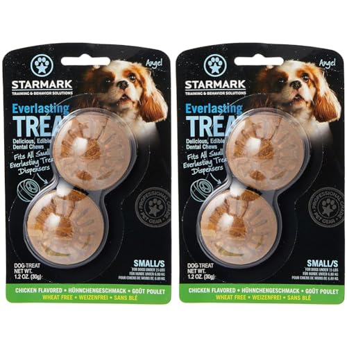 Starmark Everlasting Dog Treat Chicken, Small (Pack of 2), Transparent, 30 g (Pack of 2)