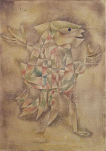 Lienzo Paul Klee Fool in Trance 60x90cm, impresion nitida de alta durabilidad para pared