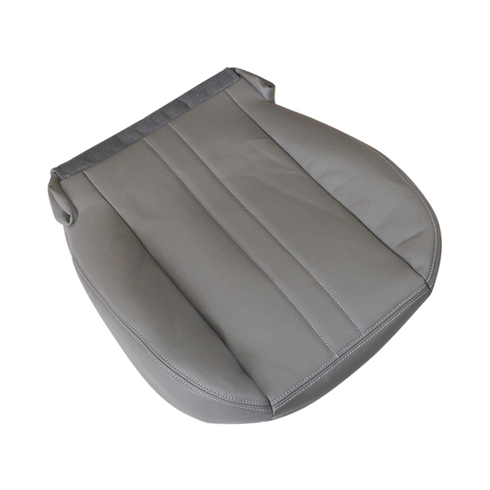 NLQR Front Driver or Passenger Side Bottom Replacement Seat Cover Compatible with Chevy Express GMC Savana 1500 2500 3500 Van 2003-2014 Gray