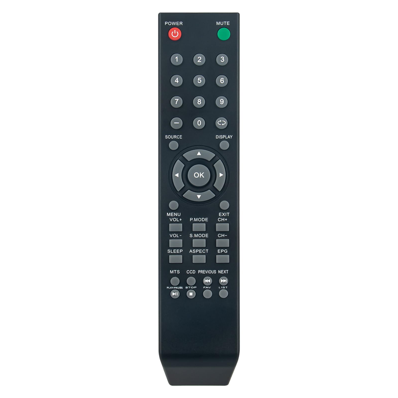 Replacement Remote Control For Tevion LCD TV 2411 / TV2411 - Fast Shipping