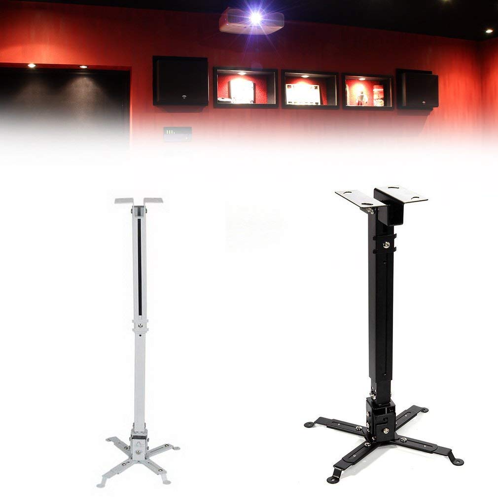 SUNESA Soporte para Proyectores PROYECTOR Soporte PORTEBLE PROYECTOR Ajustable Techo Montaje de Pared Proyección Swivel Sount Holde Soporte para Proyectores Universal