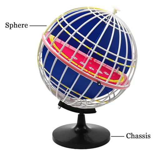 Théodolite terrestre 32 cm modèle longitude latitude géographie support