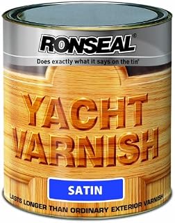 Ronseal YVS250 250ml Exterior Yacht Varnish Satin