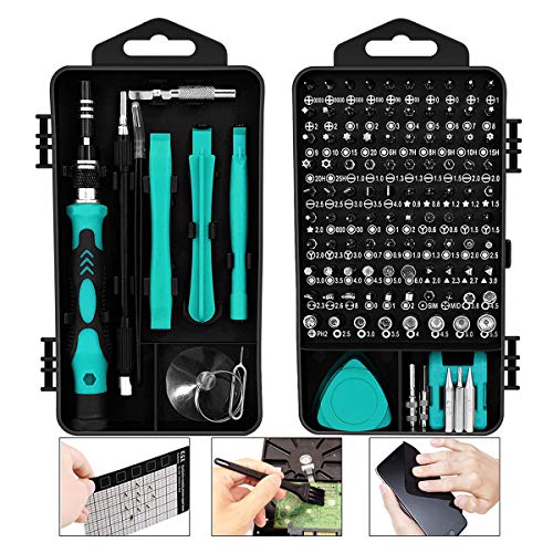 Bingolar 129IN1.105 - Juego de destornilladores de precisión para reparación de gafas de ordenador, color verde