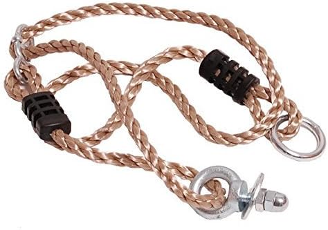 Pendulum / Vertical Tyre Swing Rope & Fixing Set - Climbing / Swing Frame Accessory (Rope Set Only - Tyre Not Included)