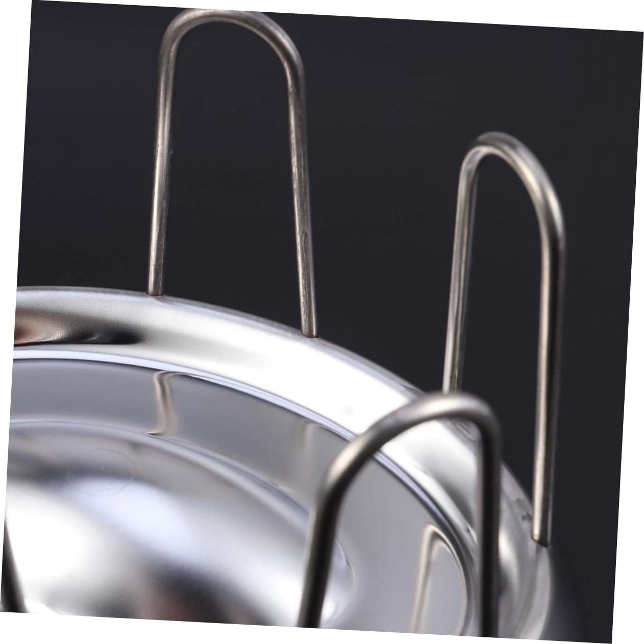 Didiseaon Ciotola per Tartarughe in Acciaio Inox Ciotola per Cibo per Rettili Distributore di Cibo per Tartarughe Forma Rotonda Liscio Facile da Pulire