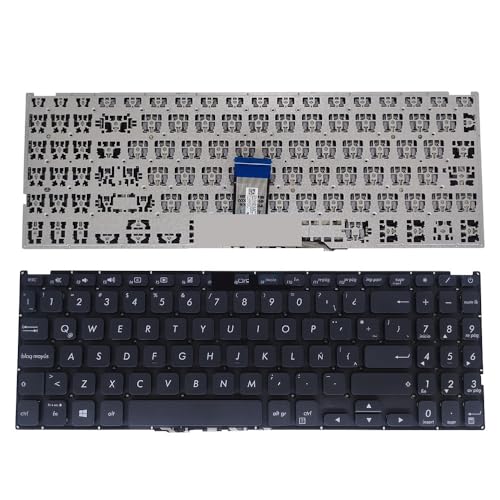Clavier US/RU Vivobook X512JA aux touches silencieuses et frappe fluide Black Latin