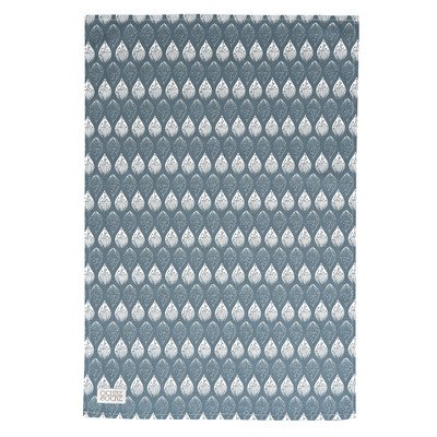 Isabella 70cm Organic Cotton Tea Towel Colour: Blue