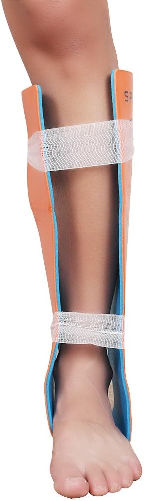 Splints -Medical Splint Roll Fold Finger Splint 3 Piece for Neck, Leg, Knee, Foot, Wrist, Hand, Arm Injuries … (Orange)