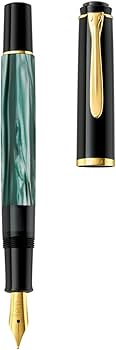 Pelikan ペリカン万年筆 クラシックEF マーブルグリーン Amazon.co.jp: Pelikan ペリカン 万年筆 EF 極細字 クラシック