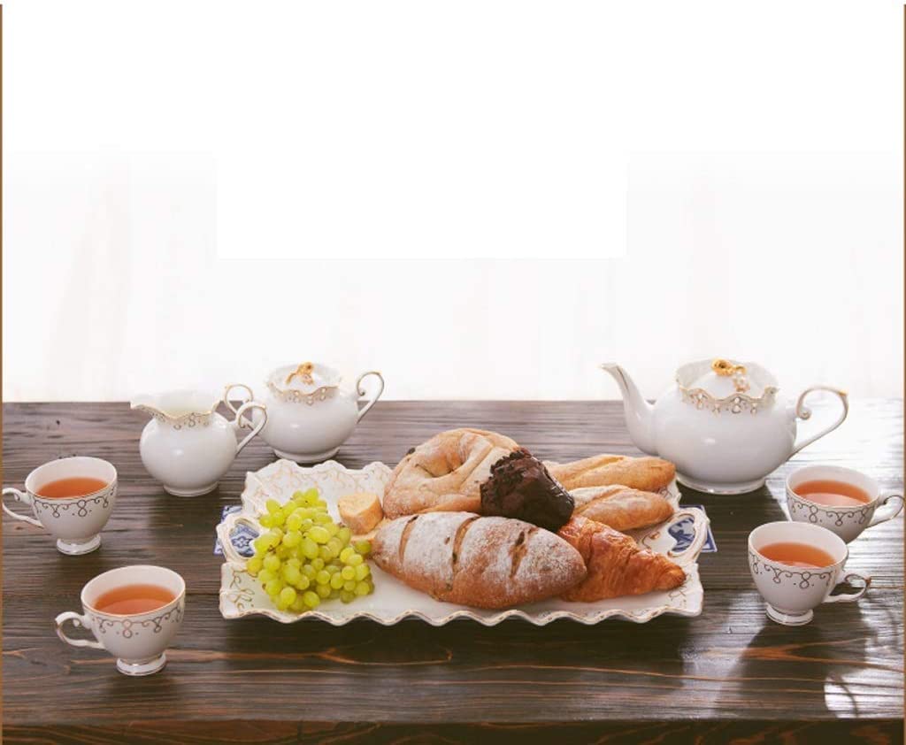 Zestaw Filiżanek Do Herbaty Kawy 8 Sztuk Ceramiczny Zestaw Do Parzenia Kawy I Herbaty Czajniczek Cukiernica Śmietanka Dzbanek Zestaw Filiżanek Do Herbaty Do Domowego Biura