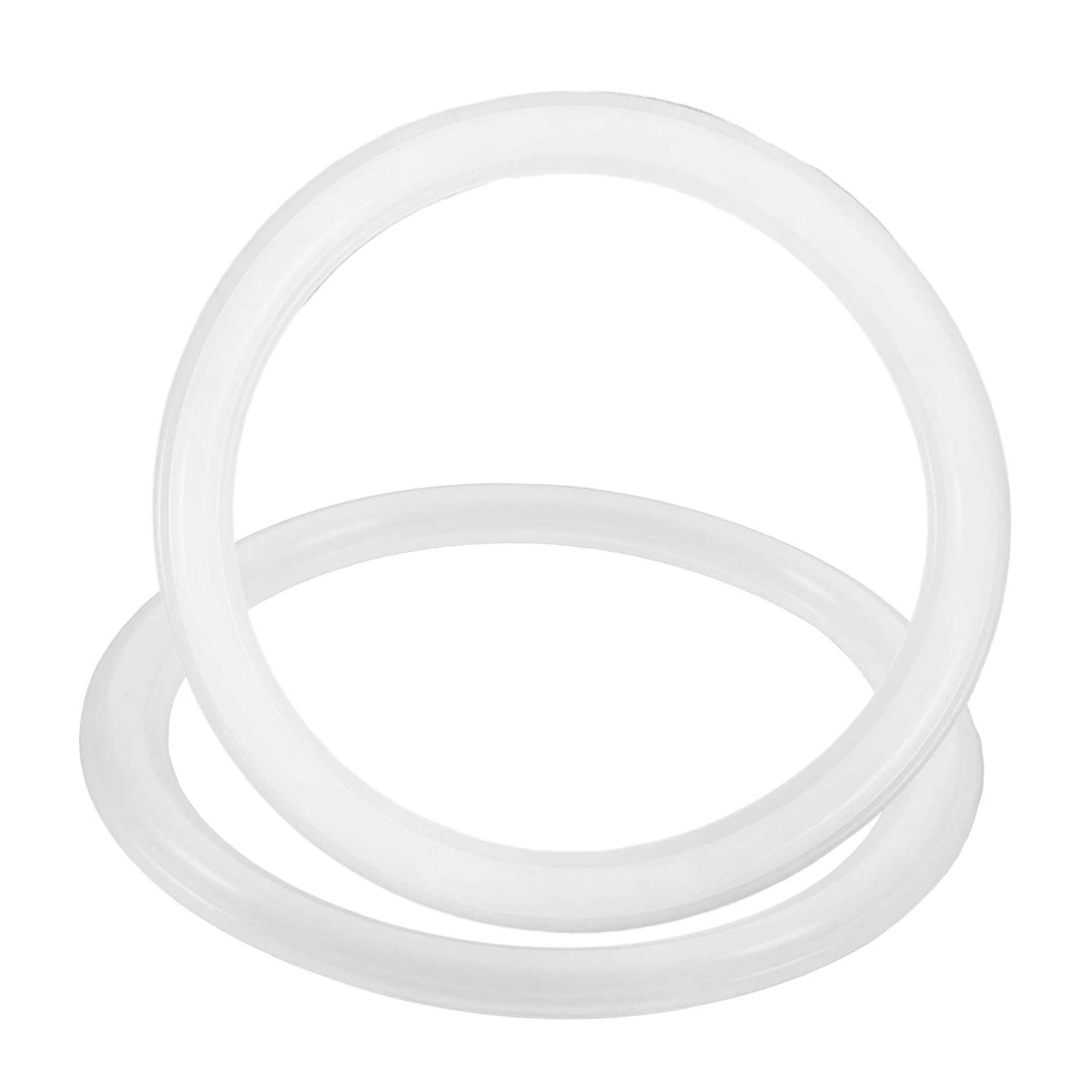 MAGICLULU 4 Set Accessori Per Macchine Da Gelato Parti Della Gelatiera Anelli Di Tenuta Di Ricambio Anello Di Tenuta Della Macchina Del Gelato Gel Di Silice Bianca 2 Pezzi * 4