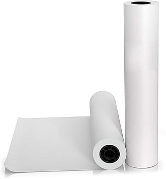Butcher Paper Roll 12" x 164ft, White Kraft Wrapping Paper 80GMS for BBQ Smoker Freezing Grilling Meat, Unbleached & Unwaxed & Uncoated, Perfect as Craft/Drawing/Gift Package Paper/Table Cover