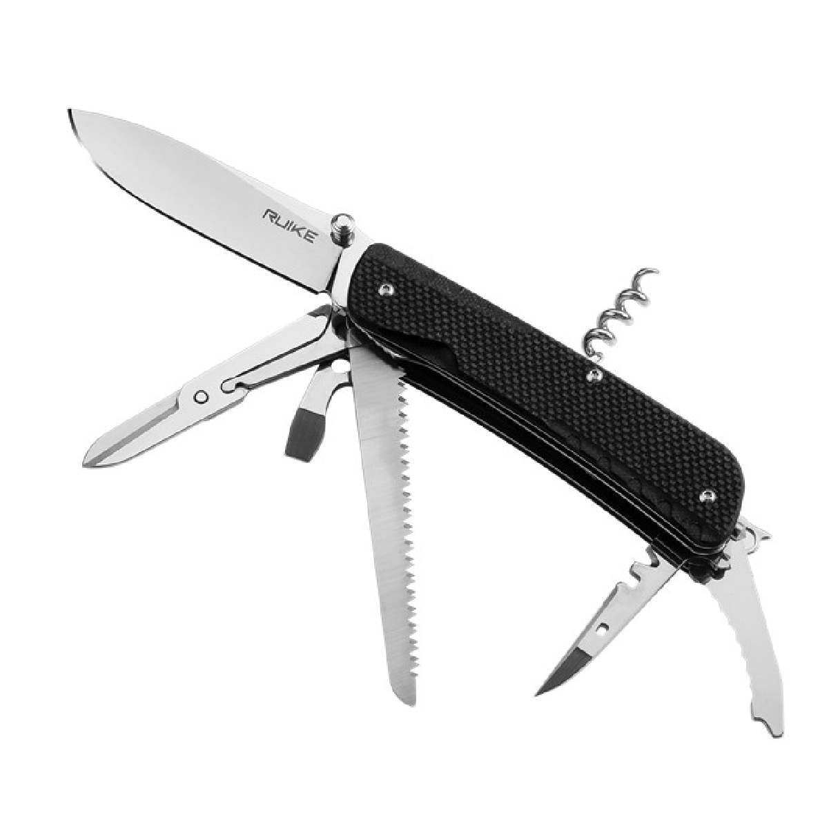 Amazon.com : RUIKE LD42-B Black G10 Multi-Pocket Knife Folding 3.5