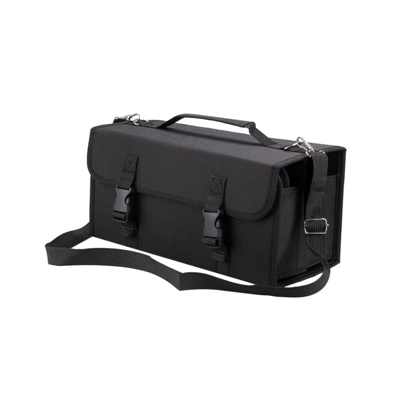 NUOBESTY Custodia Per Pennarelli Da Scomparti Con Tracolla Custodia Ad Alta Capacità Con Borsa Con Cerniera Organizzatore Per Penne e Rossetti