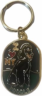 Dog Breed Key Rings (Black Poodle)