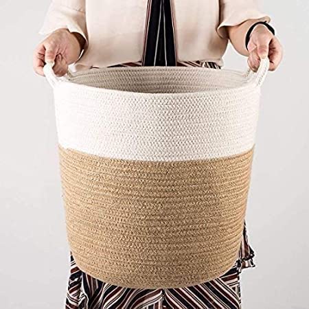 See full amazon price history chart for JuteHome Jute Basket For Storage With Handle | Storage Organizer Foldable Pot Storages Indoor Outdoor Plant | Multipurpose Storage Cotton Basket For Kitchen Planter Pots, Pack Of 1, 8x8 Inches JuteHome Jute Basket For Storage With Handle | Storage Organizer Foldable Pot Storages Indoor Outdoor Plant | Multipurpose Storage Cotton Basket For Kitchen Planter Pots, Pack Of 1, 8x8 Inches (B09WR6457D) Amazon Price History, Amazon Price Tracker