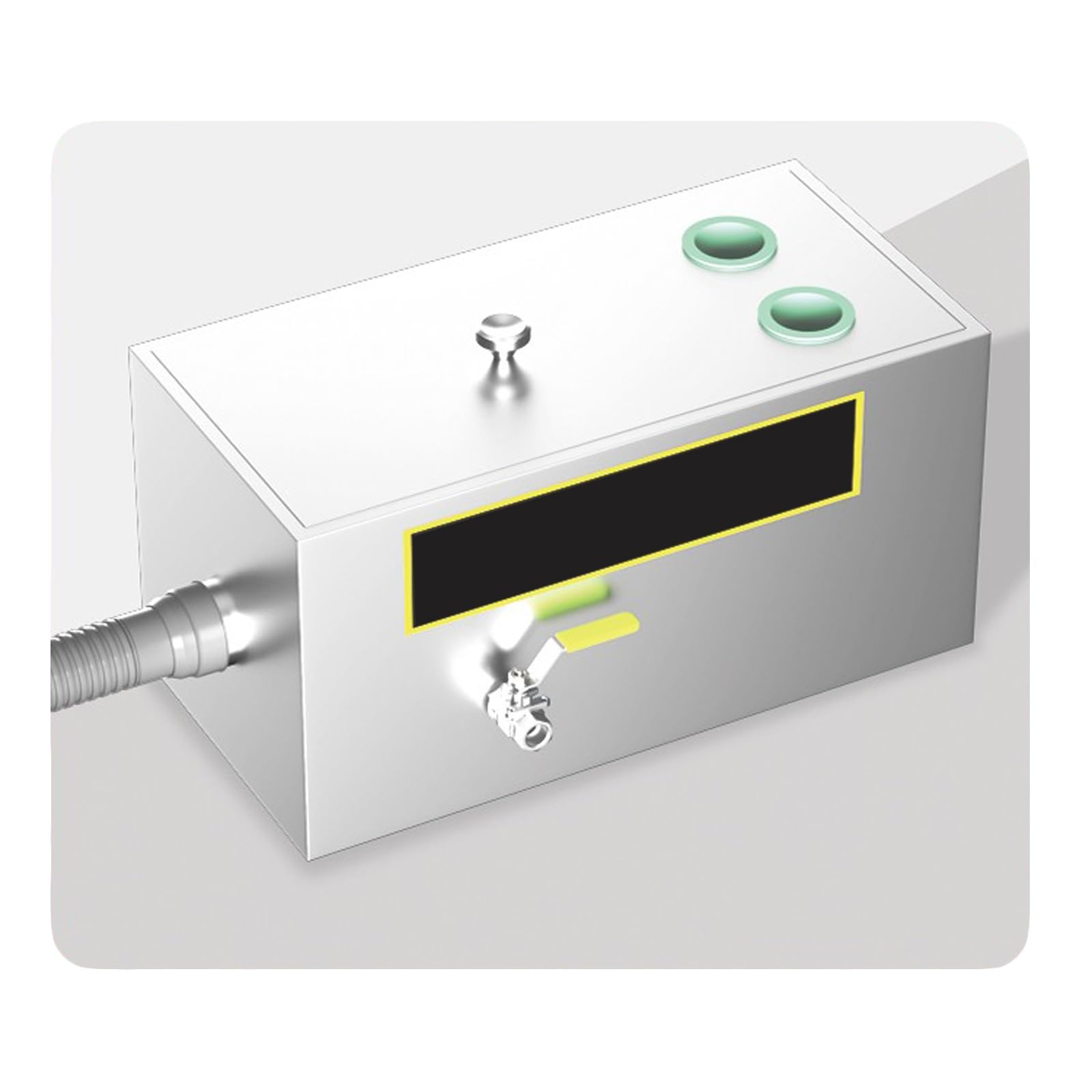 Separador de grasa de acero inoxidable, interceptor de grasa de entrada lateral para restaurantes, cafeterías, cocinas domésticas, gestión eficiente de la grasa para servicio de alimentos