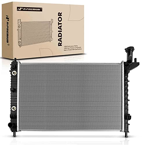 A-Premium Engine Coolant Radiator W/Transmission Oil Cooler Compatible With Buick Enclave 08-17 & Chevrolet Traverse 09-17 & Gmc Acadia 07-16 & Saturn Outlook 07-10, 3.6L V6, Replace# 20841737, 13006 #TOP19