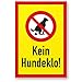 Produktbild Komma Security Kein Hundeklo 20 x 30 cm Kunststoff Schild Hunde koten verboten - Verbotsschild Hundeverbotsschild Verbot Hundeklo Hundekot Hundehaufen Hundekacke Keine Hundetoilette
