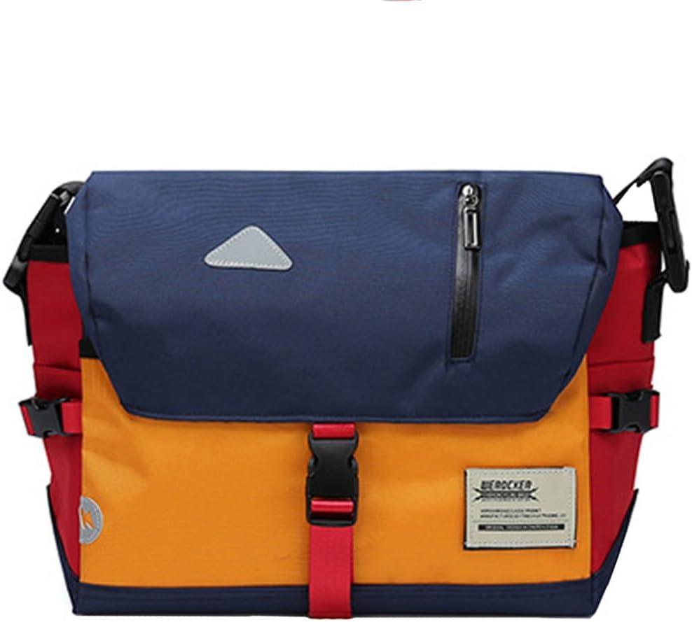 Classic Messenger Bag-Durable,Water-Resistant Small Messenger Laptop Bag for Men Women Crossbody Bike Satchel Message