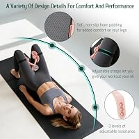 Northfish Pelvic Floor Exercise Device for Women, 3-Level Adjustable Thigh Trainer with LED Counter, 360° Rotatable Inner Thigh Exerciser, Home Fitness Equipment for Hip/Leg Toning, Pink — image 6