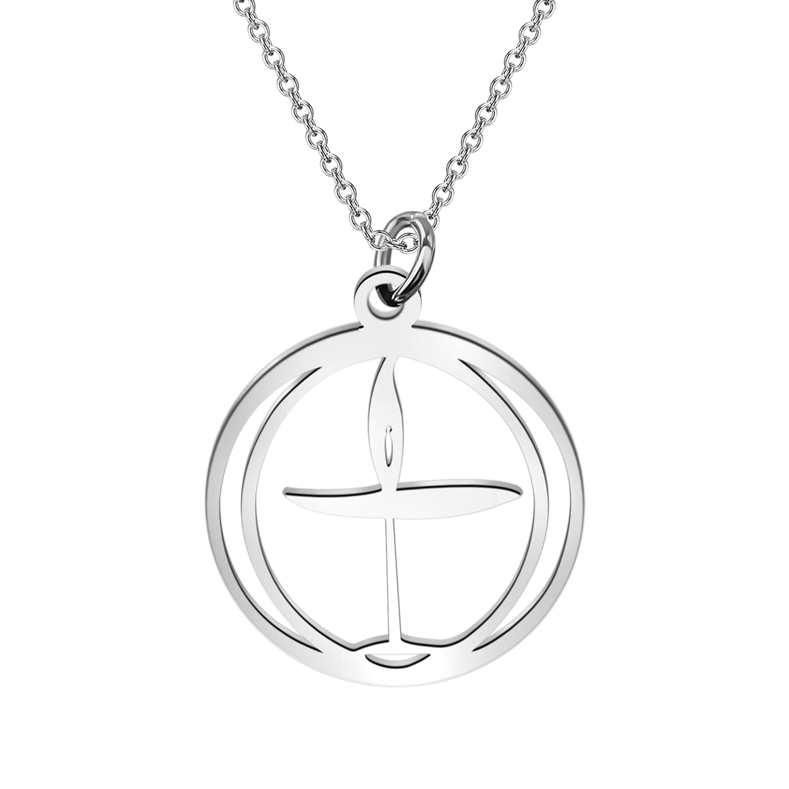 CENWA Acier inoxydable pour homme et femme, accessoire minimaliste étanche