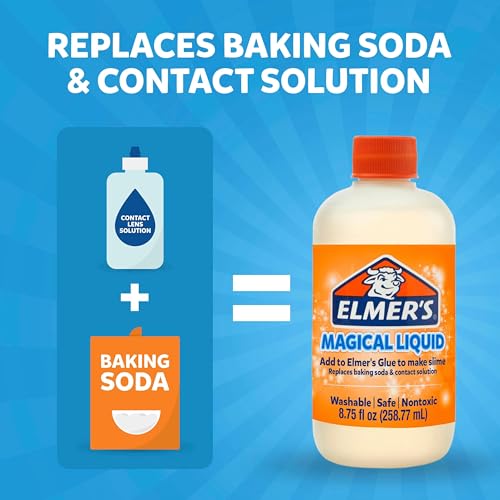 image for Elmer's Magical Liquid, Slime Activator Solution, Updated Formula for 