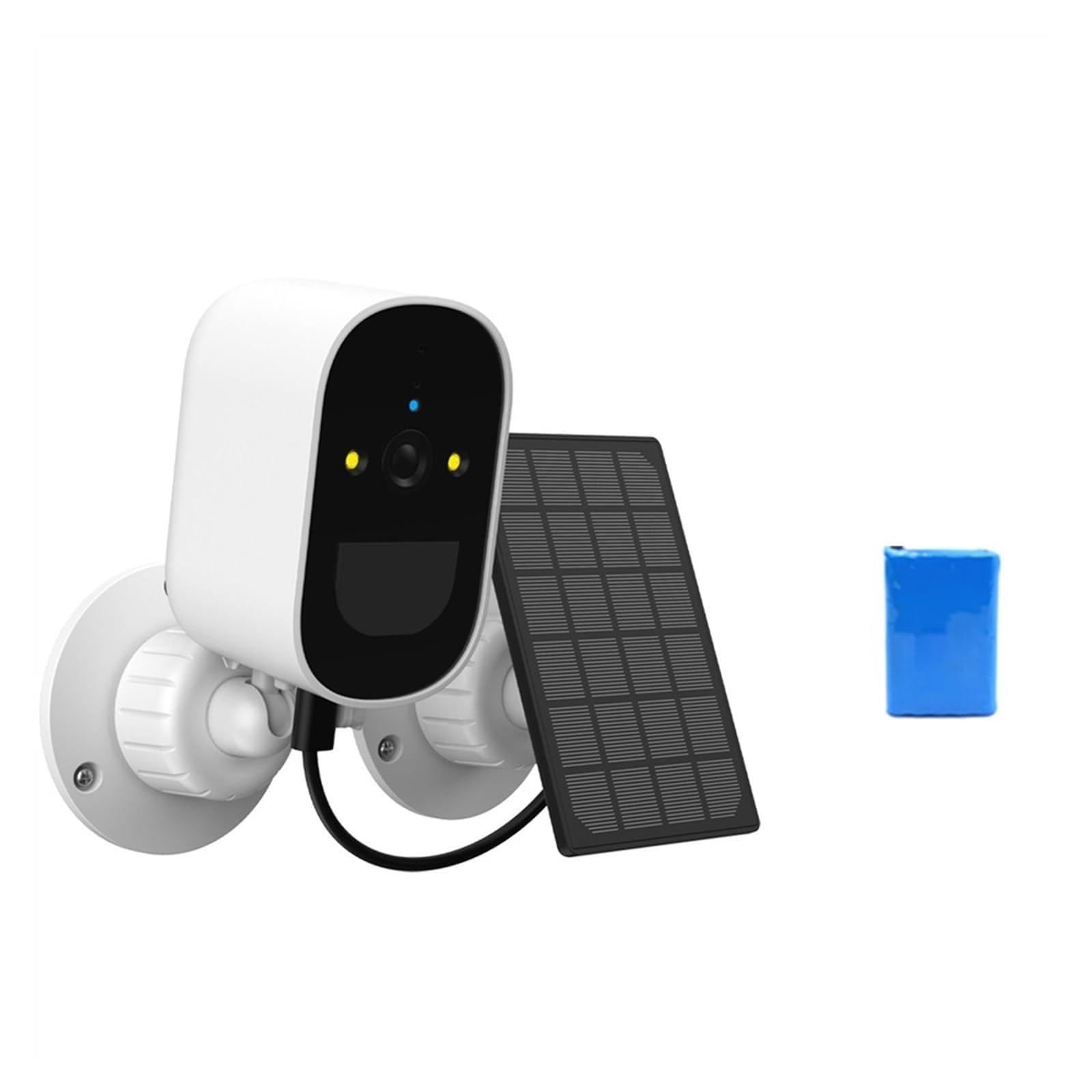 CVFRDD Camera Outdoor Solar Built-in Battery Wireless IP Camera PIR Human Detection 1080P Video Surveillance Security Camera(Cam x Solar)