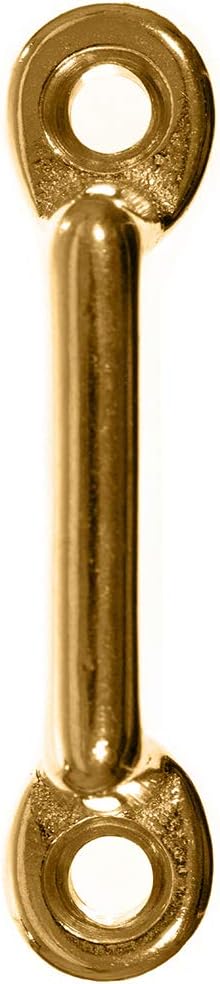PARACORD PLANET Solid Brass 1 Inch Footman Loop – Multiple Pack Options – Many Utility Uses – Webbing – Jeep Loops – Kayak/Canoe Rigging