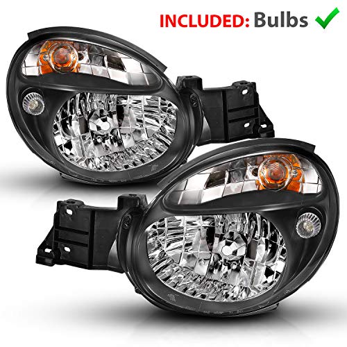 AmeriLite Crystal Headlights Black For Impreza - Passenger and Driver Side AmeriLite Crystal Headlights Black For Impreza - Passenger and Driver Side