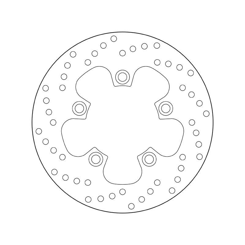 Disque de frein BREMBO Ø220mm 5mm remplacement plaquettes moto