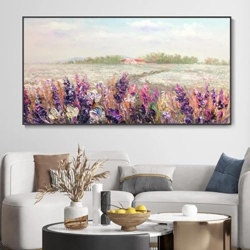 Peinture pastorale fleur impressions d'art pour decoration murale maison