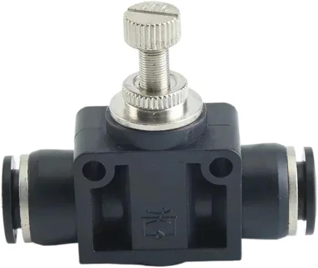 Black Pneumatic Fittings Tube Connector Tube Air Quick Connector 3/4/5/6/8/10/12/14/16mm PU PY PK PE PV SA HVFF PZA PM PP(PE,5mm)