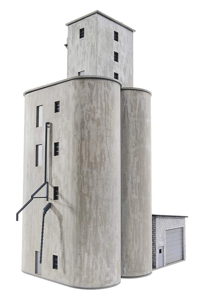 Walthers Spur H0 - Kit de construcción de silo de Cereales