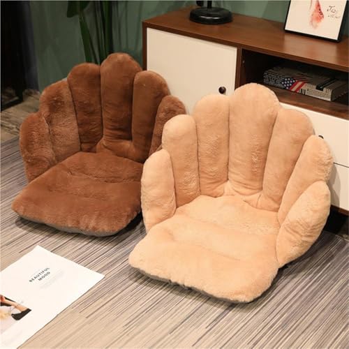 Cojín para silla que alivia el dolor de espalda baja con felpa acolchada 6