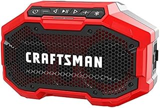 CRAFTSMAN V20 Bluetooth Speaker, Tool Only (CMCR001B) , Red