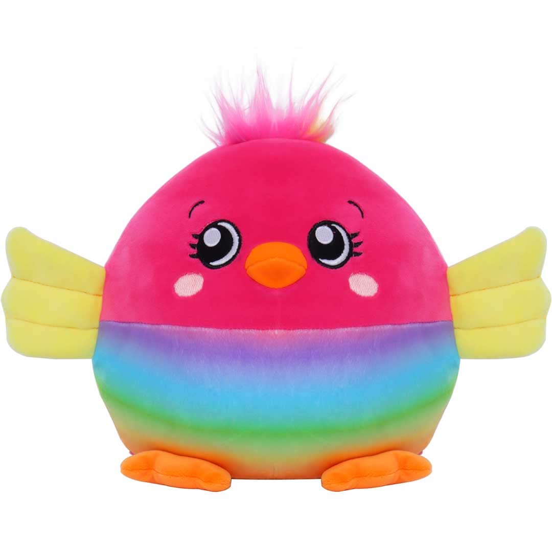 Dream Beams - słodka, przytulna pluszowa zabawka, Glow in The Dark, nadaje się do prania, od 0 lat (18 cm, Freya (papuga))