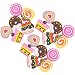 STOBOK Gomentatori a Forma di Dessert Mini Cake Donut Matita Cancellati da Matita Bulk Assortito 3D Dessert Giocattoli Giocattoli Classroom Rewards Giochi Premi per La Scuola di Party