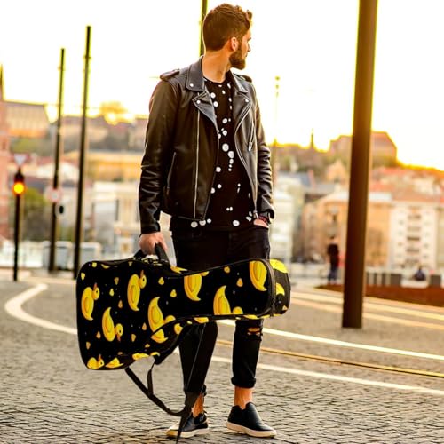 Housse guitare classique basse électrique imperméable jaune canard à poches