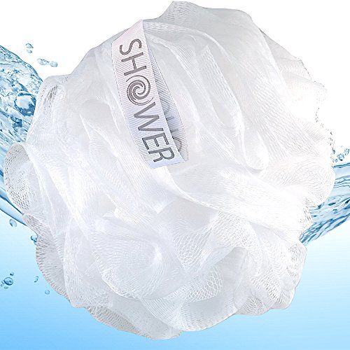 image for Loofah Bath Sponge XL 75g Soft Set by Shower Bouquet: 4 Pack Pastel Co