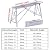 Scaffolding Scaffolding Equipment Portable Fold Work Platform Household Multipurpose Scaffold Tower Ladder Stool Bench for Decoration, Painting Walls - Adjustable Length and Height,F(F)