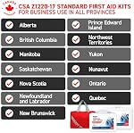 Ready First Aid - CSA Type 3 Intermediate First Aid Kit - Suitable For Workplace With A Moderate Or High Risk Work Environment Including First Aid Bag (Small For 2-25 Workers)