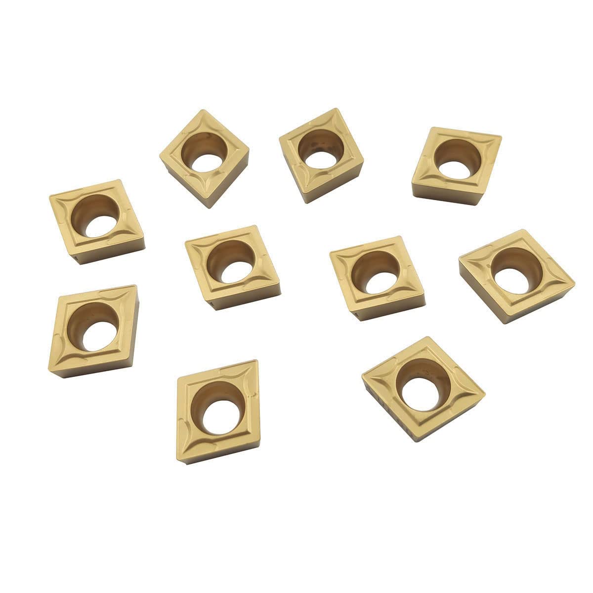 Lot de 11 fraises rondes RCMT060204 MO R3 en carbure de tungstène avec SRDCN 1212H06 1212H06 12 mm - Outils de tour ronds en carbure de tungstène - Outils de tournage indexables - Porte-insert