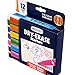 Crayola Take Note Dry Erase Markers for School (12ct) Essential Easter Basket Stuffers, Chisel Tip Whiteboard Markers, Spring Craft Supplies for Teachers, Low Odor