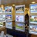 A3 Landscape Window Hanging Acrylic Backlit Picture Frame led Light Box Advertising Display(3pcs A3 a raw, Horizontally)