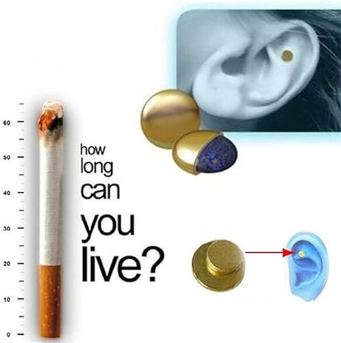Miniatura 3 de Beavorty Imán magnético de parada magnética de oído auricular pérdida de peso acupresión para mujeres hombres 10 pares